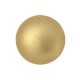 Les perles par Puca® Cabochonn 18 mm - Light gold mat 00030/01710